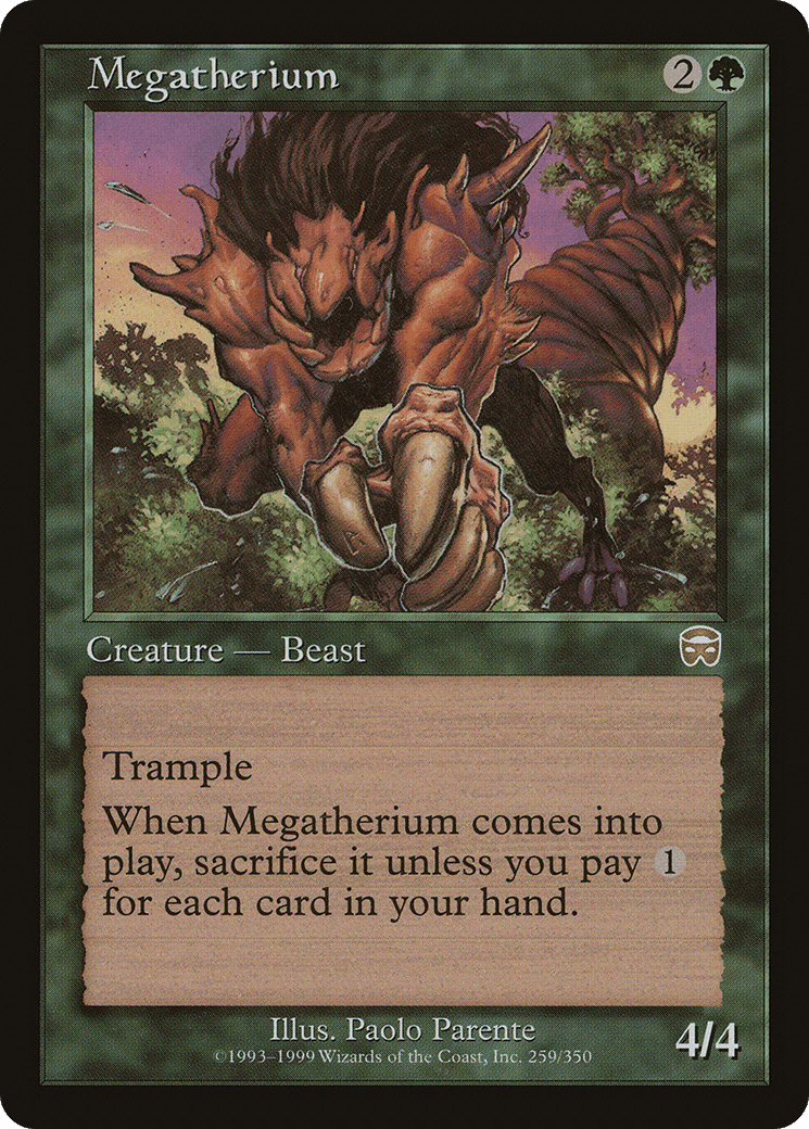 Megatherium [Mercadian Masques] Foil
