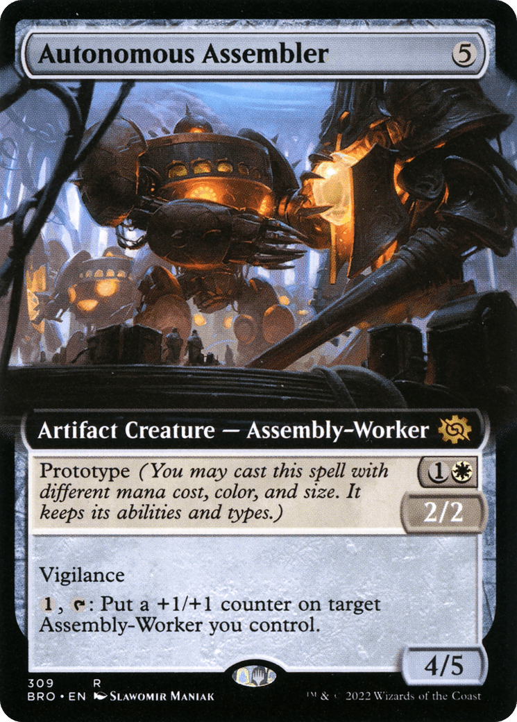 Autonomous Assembler (Extended Art) [The Brothers' War] Foil