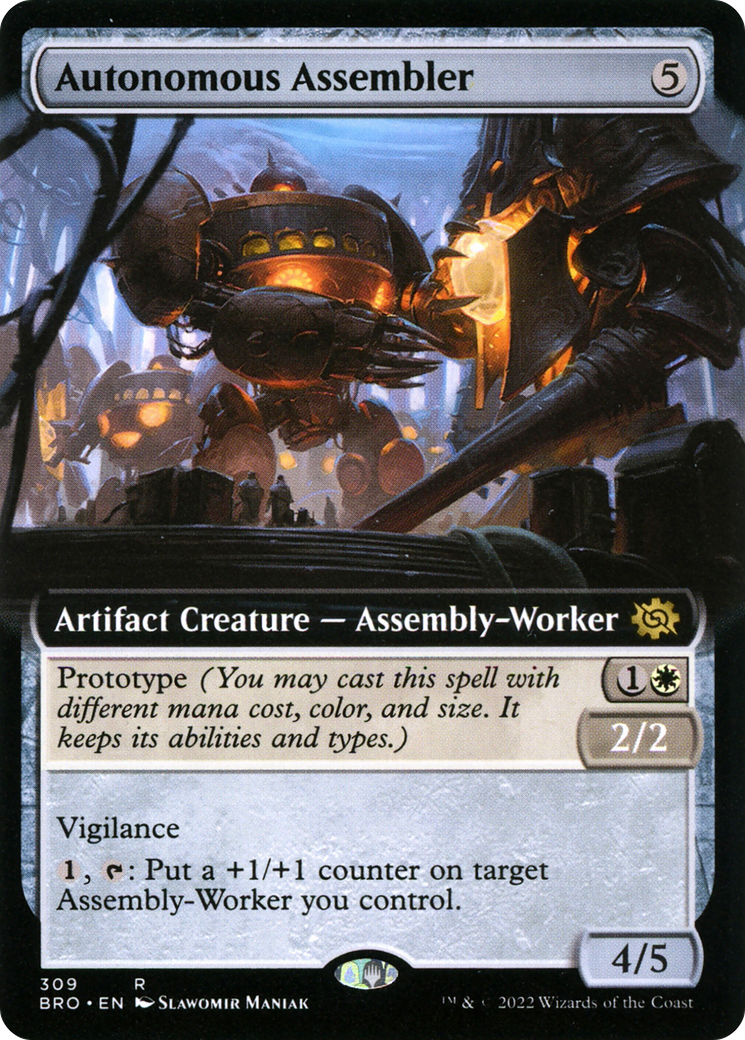 Autonomous Assembler (Extended Art) [The Brothers' War] Foil
