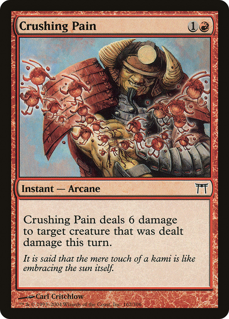 Crushing Pain [Champions of Kamigawa] Foil