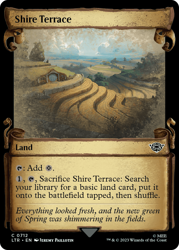 Shire Terrace [The Lord of the Rings: Tales of Middle-Earth Showcase Scrolls] Foil