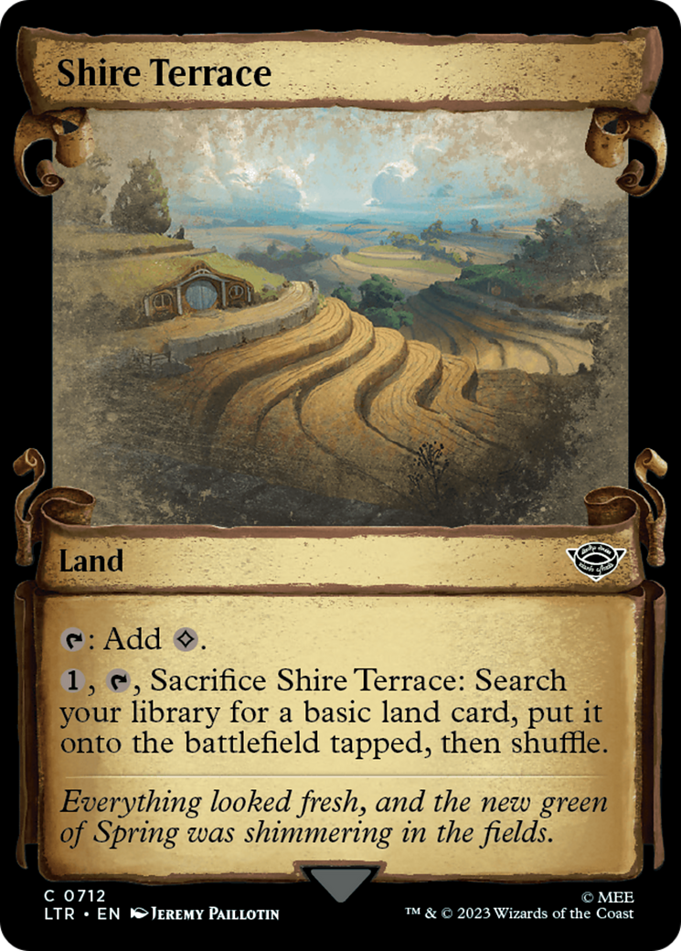 Shire Terrace [The Lord of the Rings: Tales of Middle-Earth Showcase Scrolls] Foil