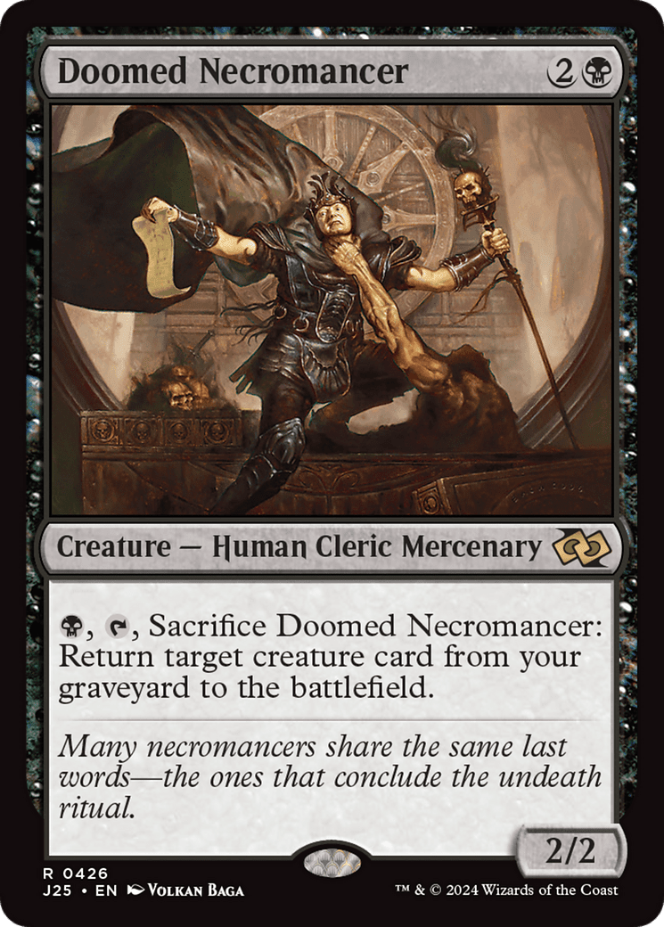 Doomed Necromancer (J25-426) - Foundations Jumpstart