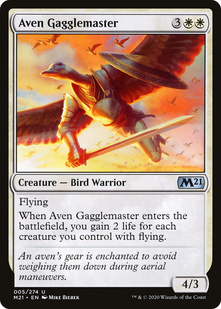 Aven Gagglemaster [Core Set 2021] Foil