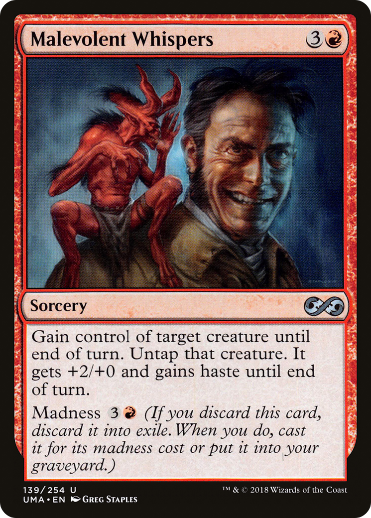 Malevolent Whispers [Ultimate Masters] Foil