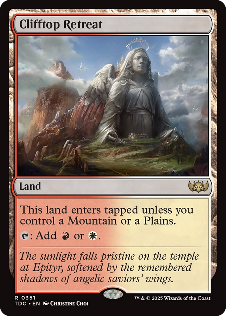 Clifftop Retreat (351) [Commander: Tarkir: Dragonstorm]