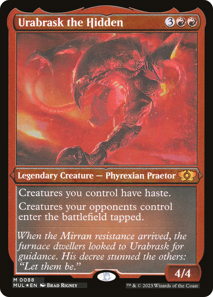 Urabrask the Hidden (088) [Multiverse Legends]  Foil