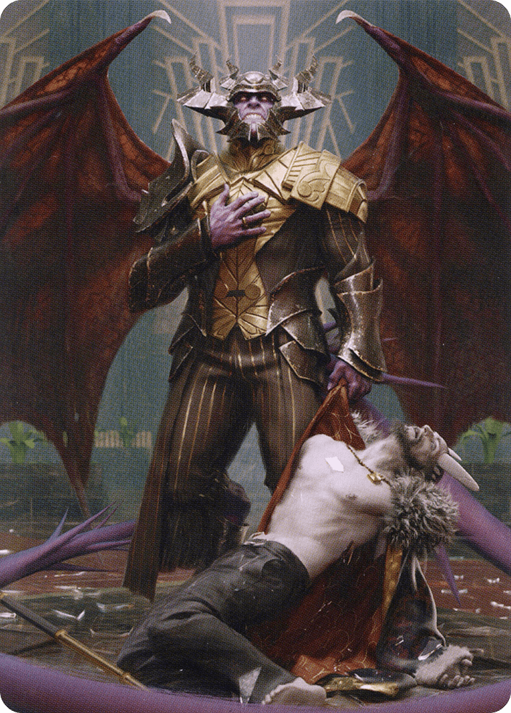 Ob Nixilis, the Adversary // Ob Nixilis, the Adversary (ASNC-031) - New Capenna Art Series (Borderless)