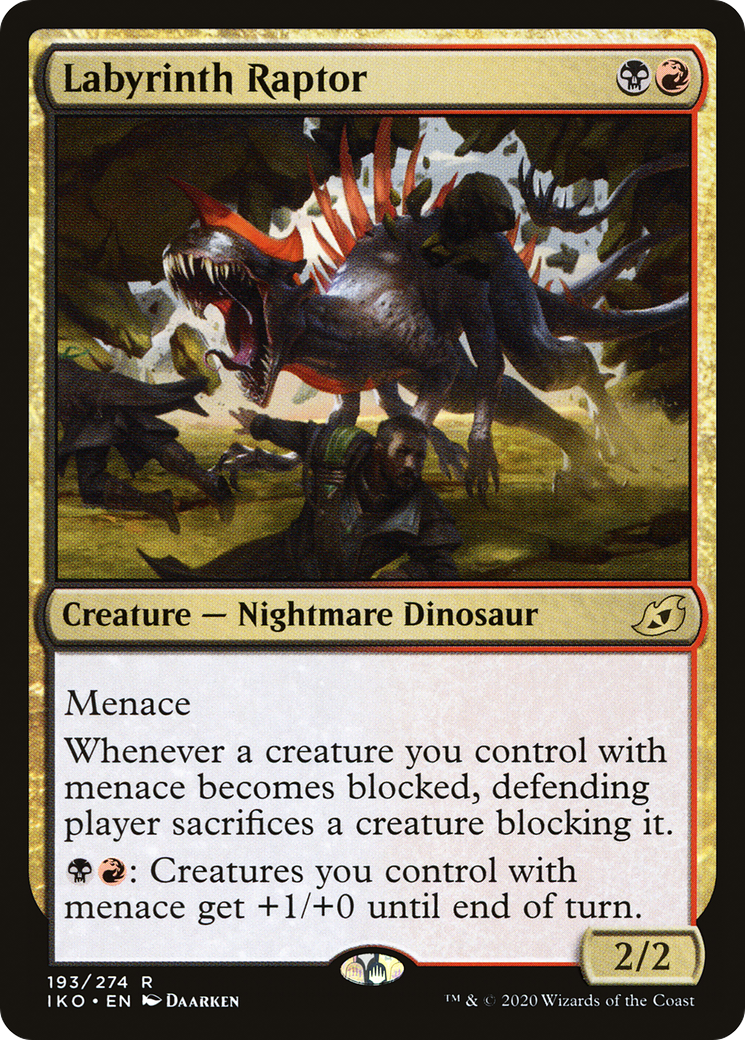 Labyrinth Raptor [Ikoria: Lair of Behemoths] Foil