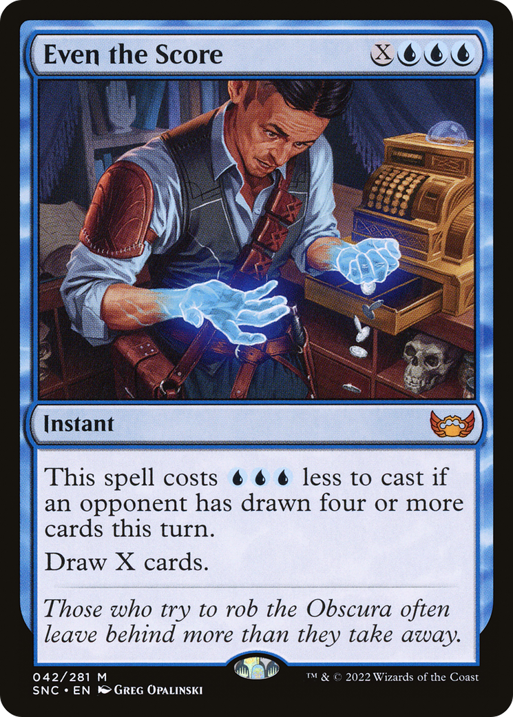 Even the Score [Streets of New Capenna] Foil
