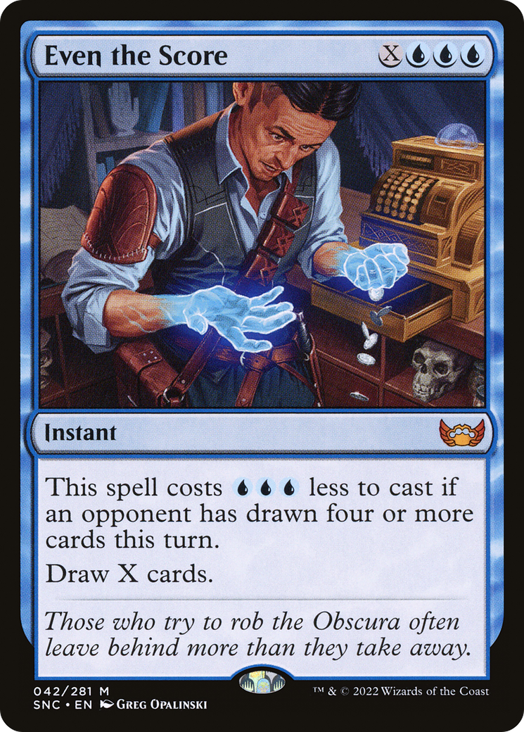Even the Score [Streets of New Capenna] Foil