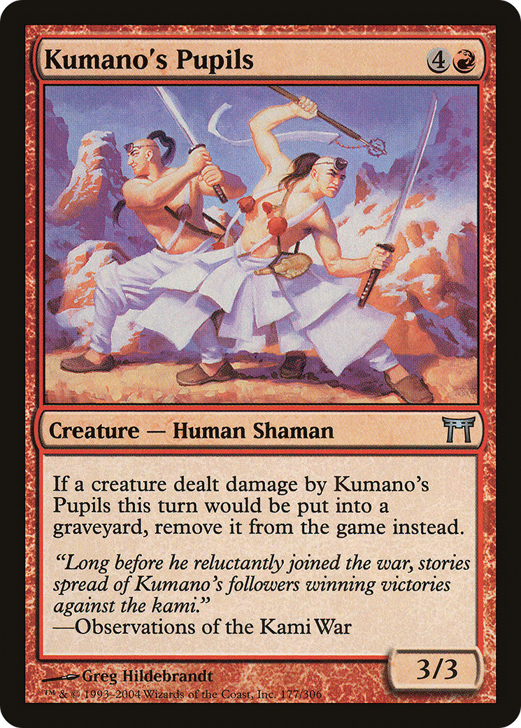 Kumano's Pupils [Champions of Kamigawa] Foil