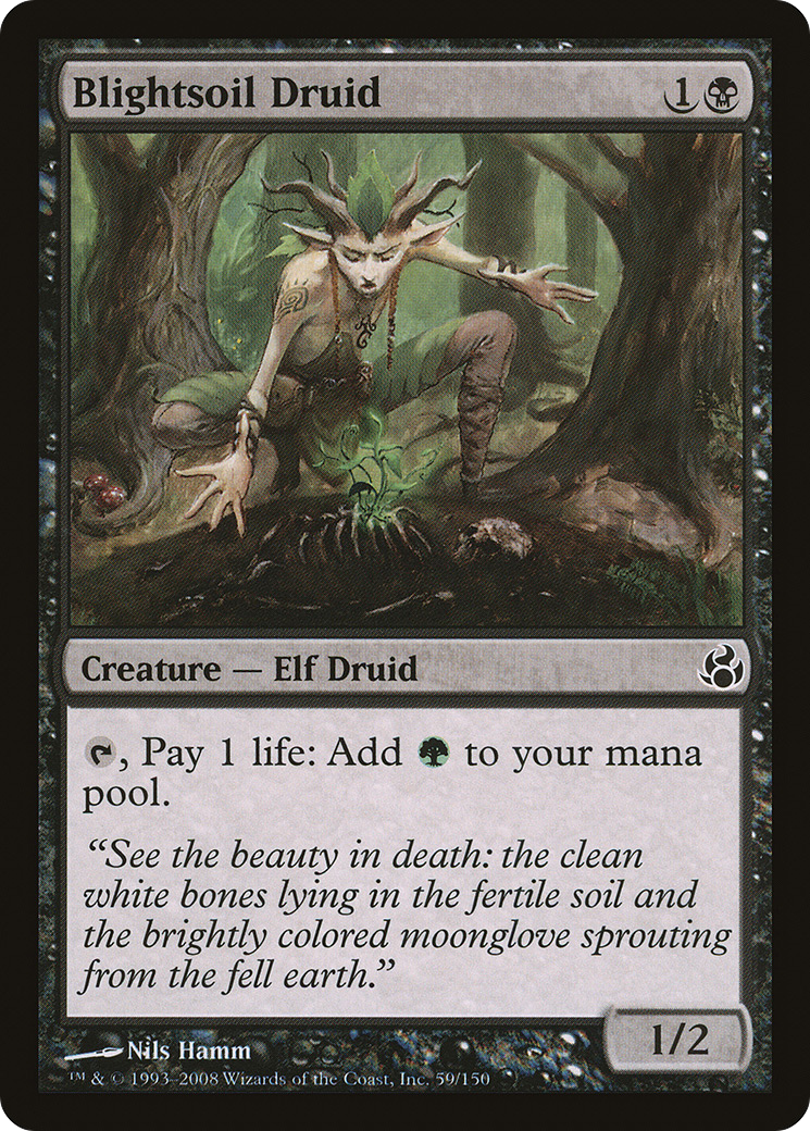 Blightsoil Druid [Morningtide] Foil