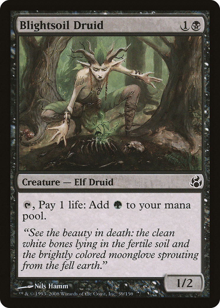 Blightsoil Druid [Morningtide] Foil