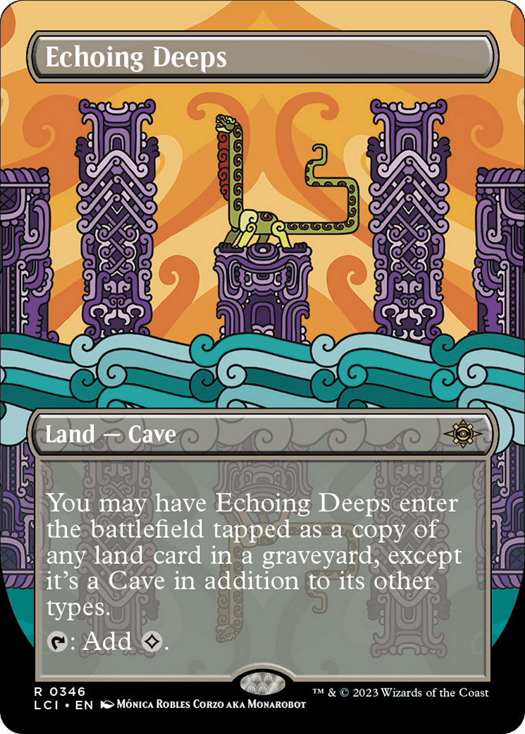 Echoing Deeps (Borderless) [The Lost Caverns of Ixalan] Foil