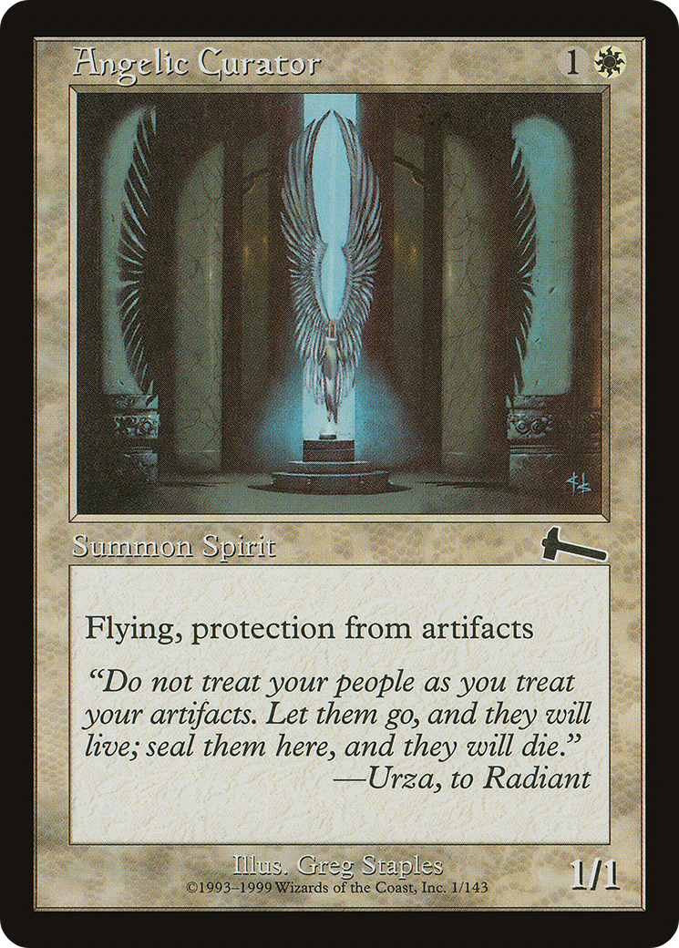 Angelic Curator [Urza's Legacy] Foil
