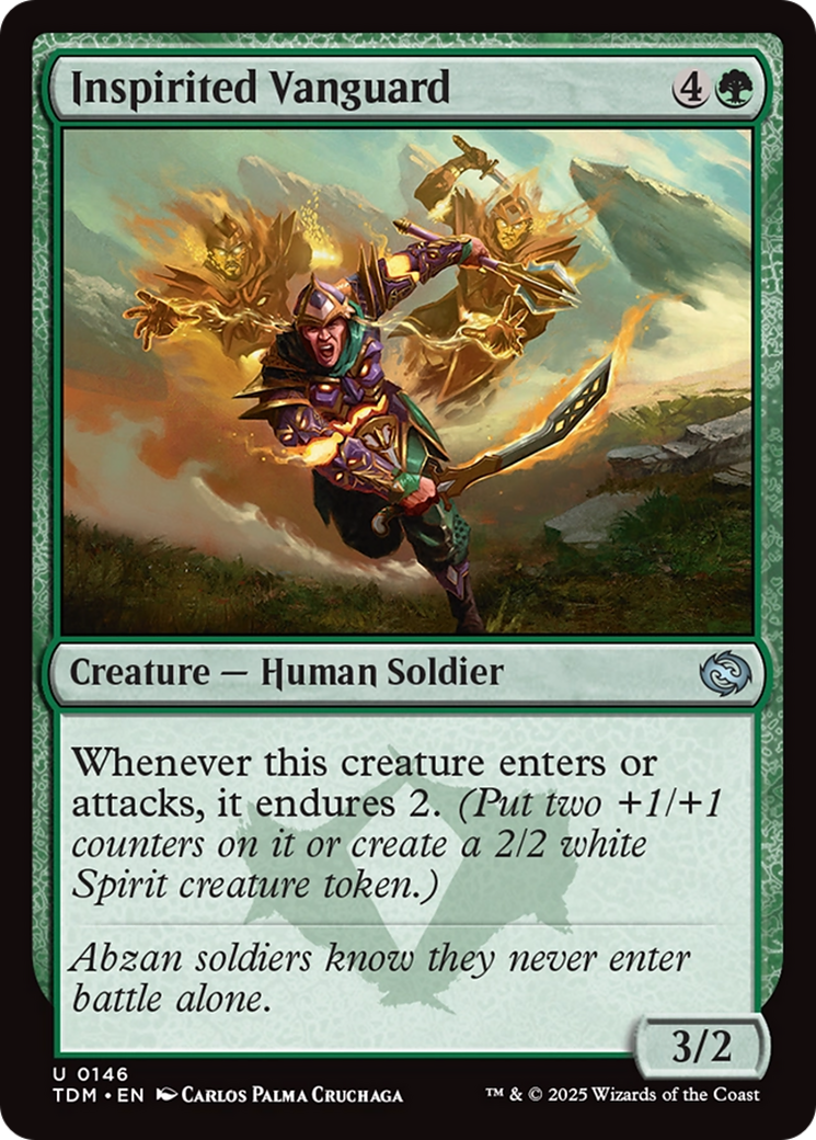 Inspirited Vanguard (146) [Tarkir: Dragonstorm]  Foil