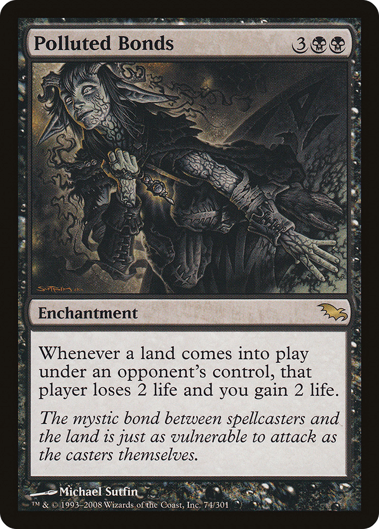 Polluted Bonds [Shadowmoor] Foil