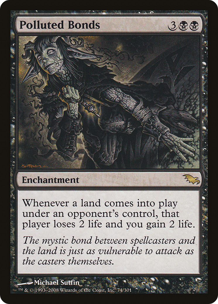 Polluted Bonds [Shadowmoor] Foil