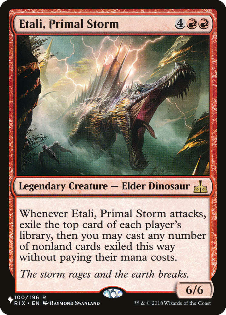 Etali, Primal Storm |  (RIX-100) [The List]