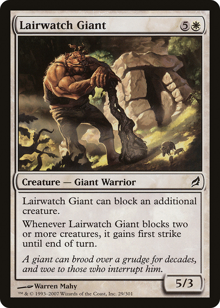 Lairwatch Giant [Lorwyn] Foil