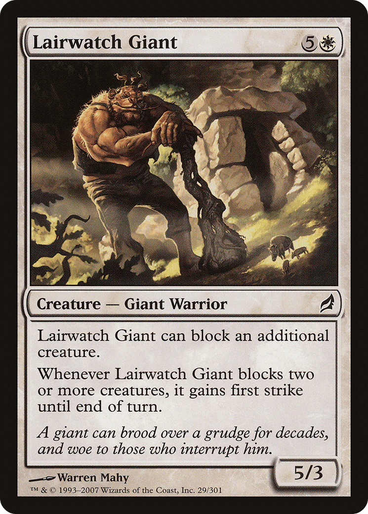 Lairwatch Giant [Lorwyn] Foil