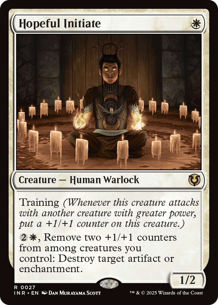 Hopeful Initiate (-027) [Innistrad Remastered]  Foil