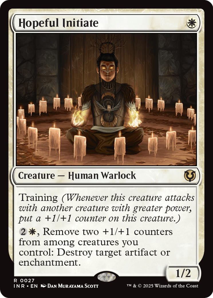 Hopeful Initiate (-027) [Innistrad Remastered]  Foil