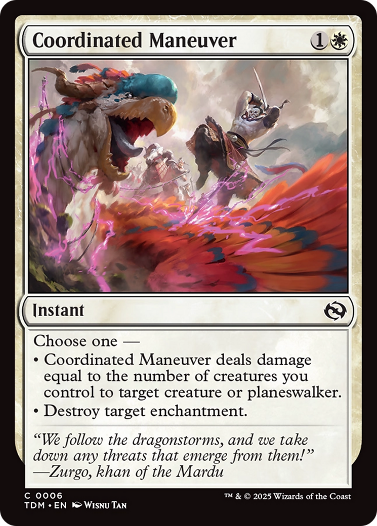 Coordinated Maneuver (006) [Tarkir: Dragonstorm]
