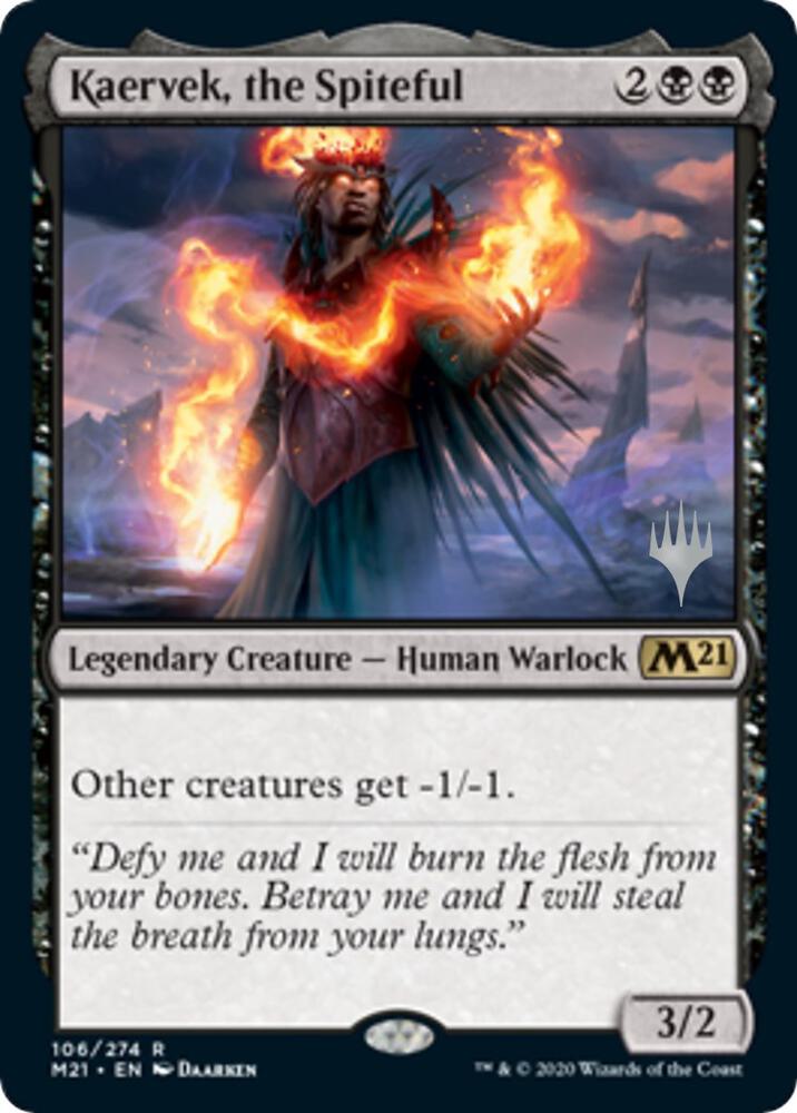 Kaervek the Spiteful 106 (Promo Pack: Core Set 2021) 