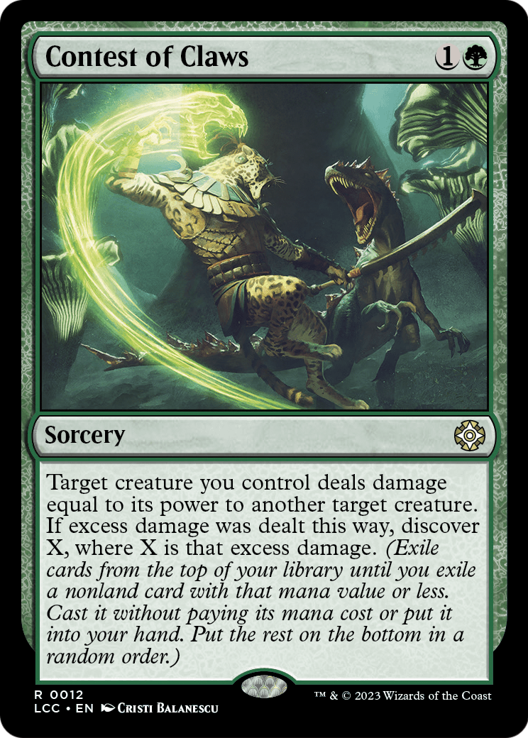 Contest of Claws [The Lost Caverns of Ixalan Commander] Foil