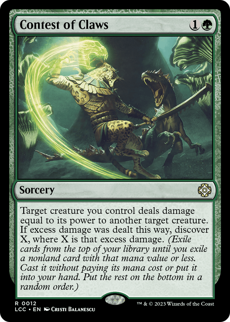 Contest of Claws [The Lost Caverns of Ixalan Commander] Foil