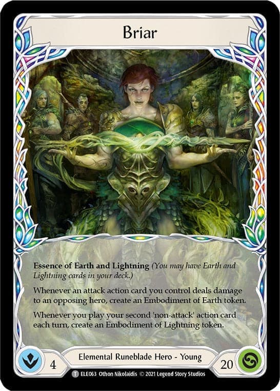 Briar, Warden of Thorns // Briar [ELE062 // ELE063] (Tales of Aria Unlimited) 1st Edition Normal