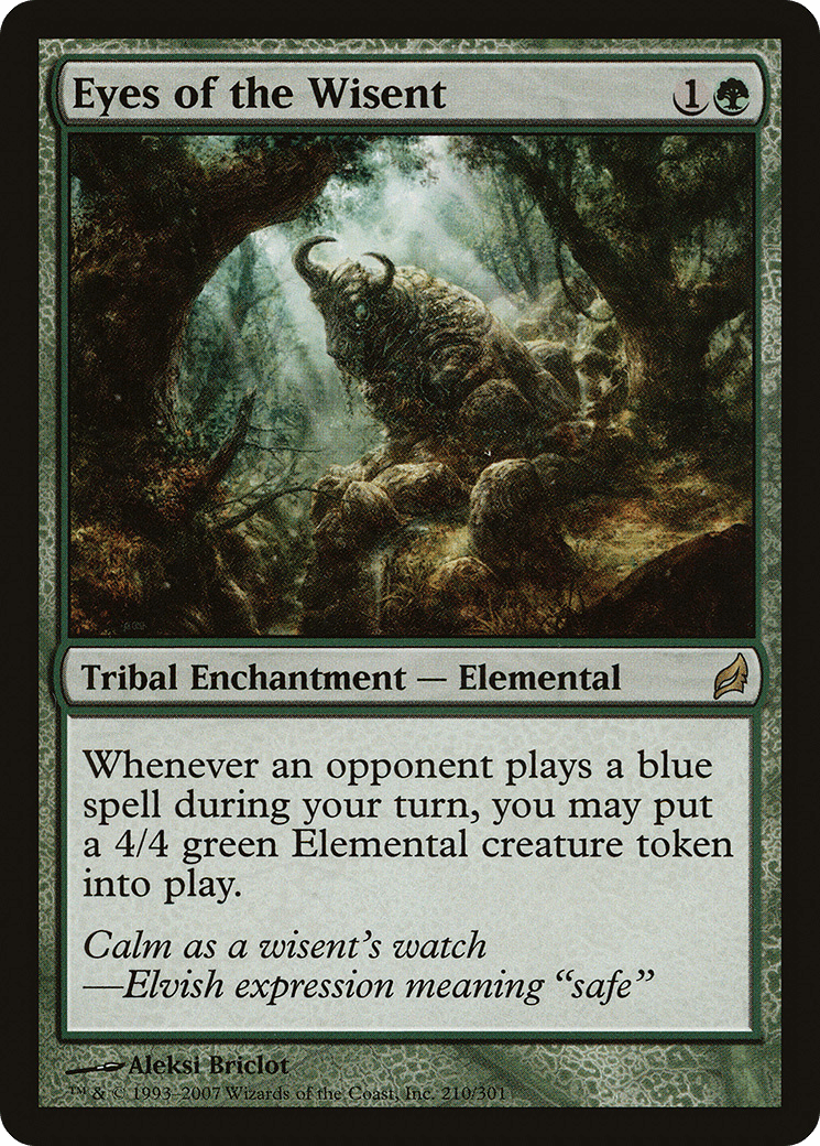Eyes of the Wisent [Lorwyn] Foil
