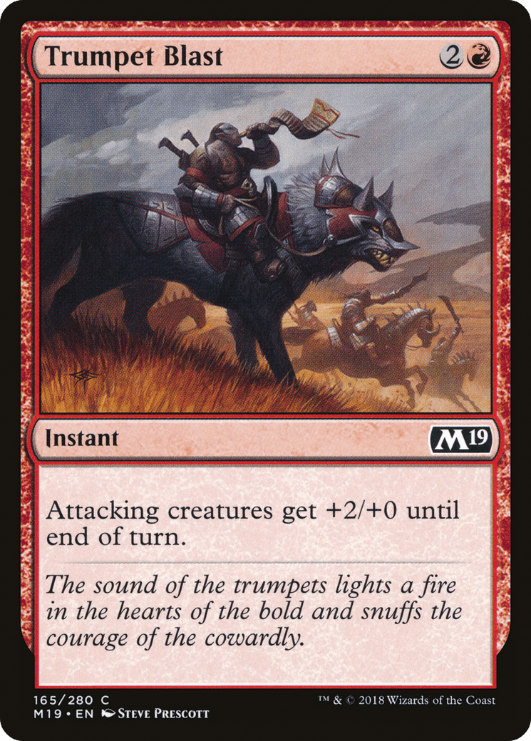 Trumpet Blast [Core Set 2019] Foil