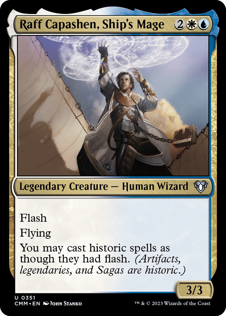 Raff Capashen, Ship's Mage [Commander Masters] Foil