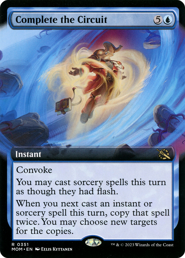 Complete the Circuit (Extended Art) [March of the Machine] Foil