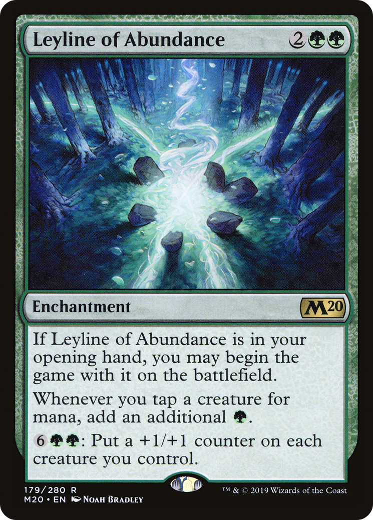 Leyline of Abundance [Core Set 2020] Foil