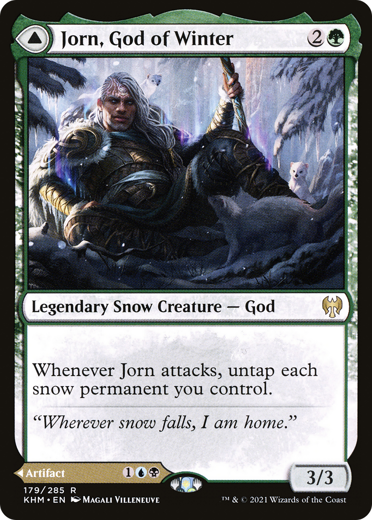 Jorn, God of Winter // Kaldring, the Rimestaff [Kaldheim] Foil