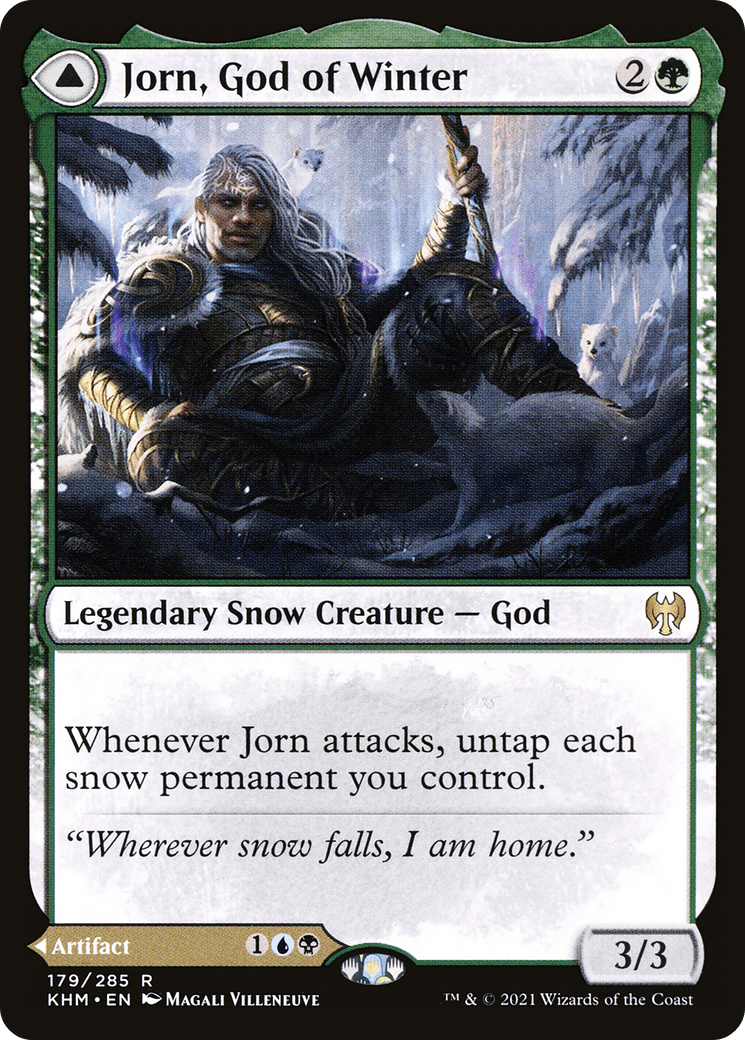 Jorn, God of Winter // Kaldring, the Rimestaff [Kaldheim] Foil