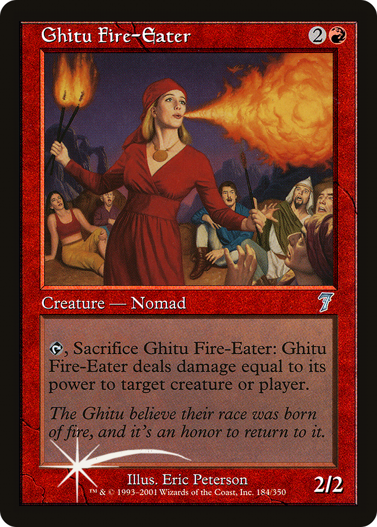 Ghitu Fire-Eater [Seventh Edition] Foil