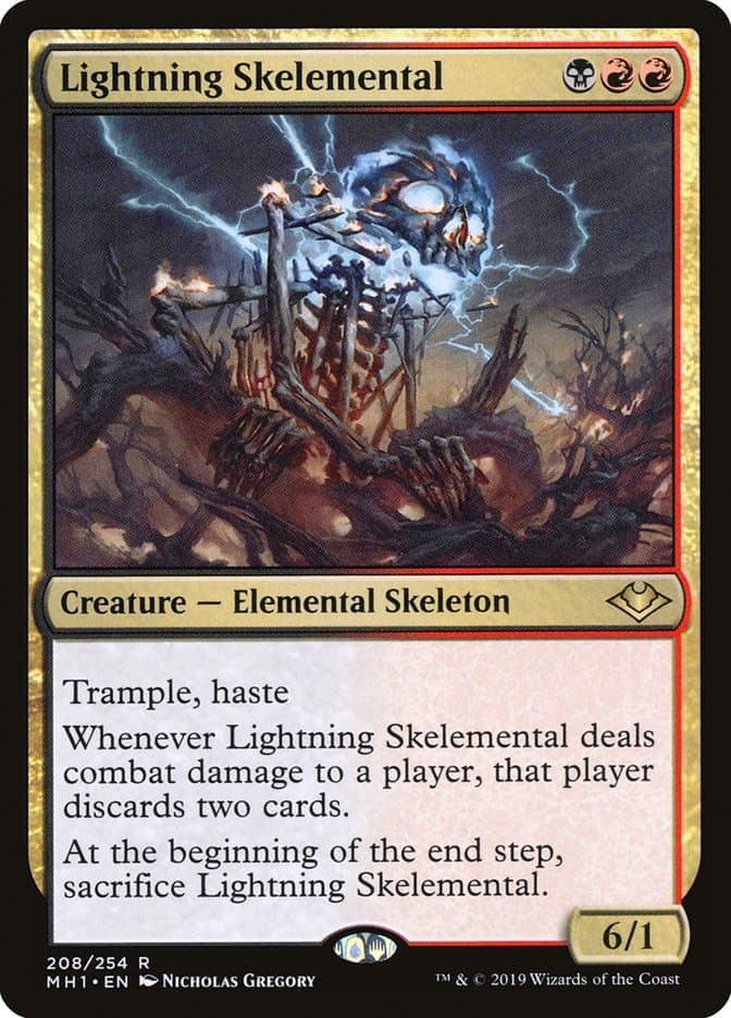 Lightning Skelemental [Modern Horizons] Foil