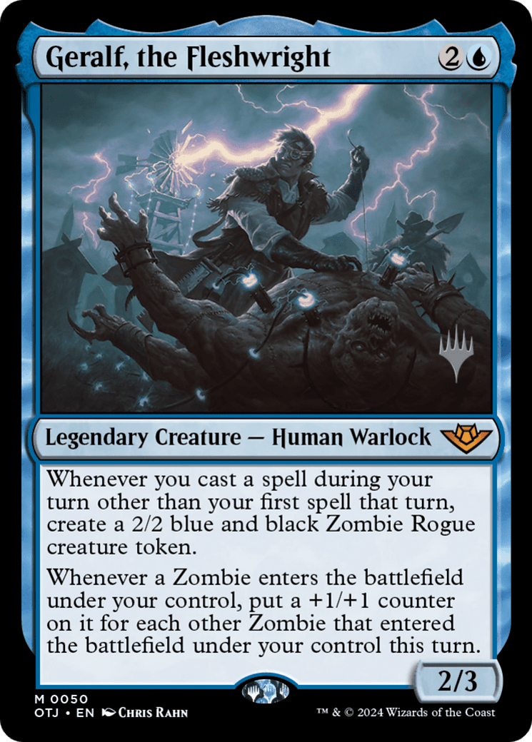 Geralf, the Fleshwright (Promo Pack) [Outlaws of Thunder Junction Promos] Foil