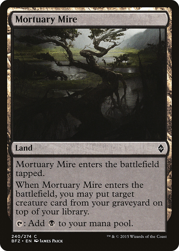Mortuary Mire [Battle for Zendikar] Foil