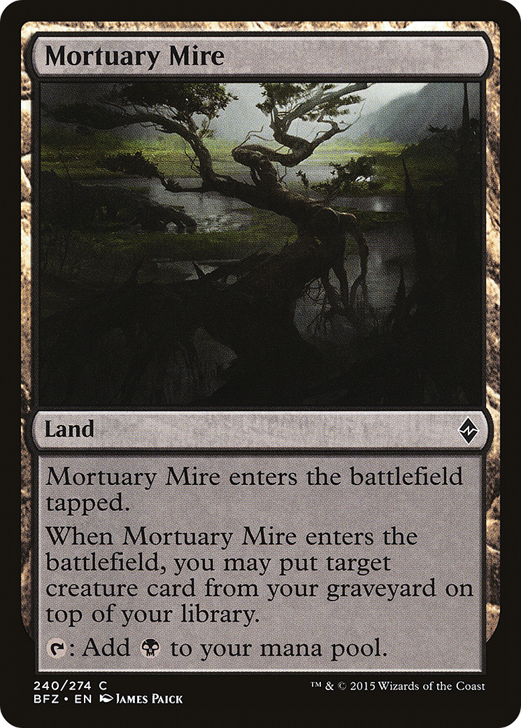 Mortuary Mire [Battle for Zendikar] Foil