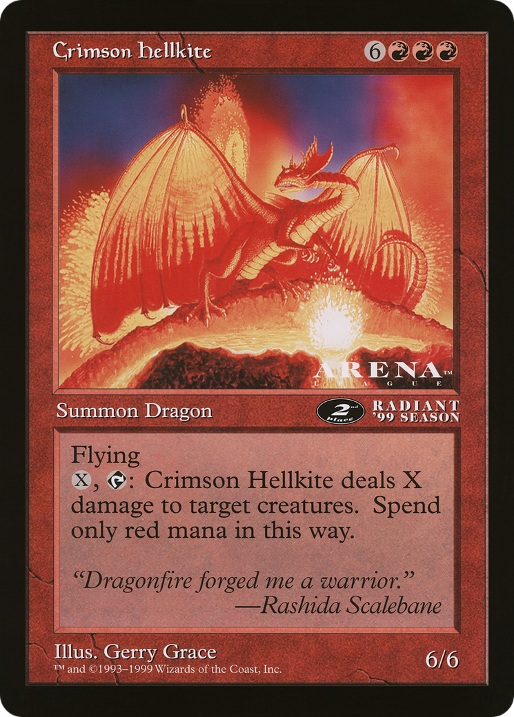 Crimson Hellkite (OLEP-080) - Oversized League Prizes