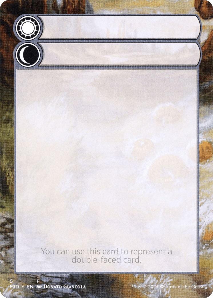 Double-Faced Substitute Card (SMID-005) - Innistrad: Midnight Hunt Substitute Cards (Borderless)