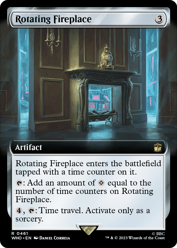 Rotating Fireplace (Extended Art) [Doctor Who] Foil