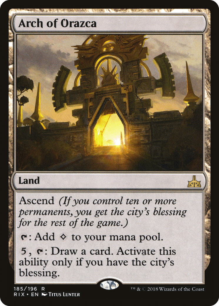Arch of Orazca (RIX-185) - Rivals of Ixalan Foil