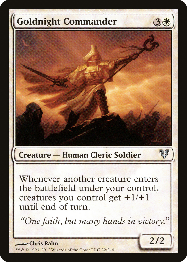 Goldnight Commander [Avacyn Restored] Foil